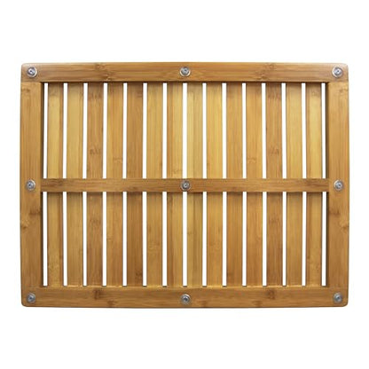 Oceanstar FM1163 Bamboo Bath Mat - WoodArtSupply