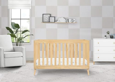 Delta Children Essex 4-in-1 Convertible Crib Greenguard Gold Certified, Natural Delta Children