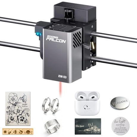 Creality 2W Infrared Laser Module, Falcon A1 Pro Replace Laser Module, High-Precision Engraving Laser for Metal, Plastic, Acrylic, Compatible Only with Falcon A1 Pro Laser Engraver Creality