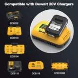 Nicetoro Replacement Battery for Dewalt 20V Battery 3.0Ah, Compatible with Dewalt DCB203 DCD/DCF/DCG Series Lithium Ion Batteries Nicetoro