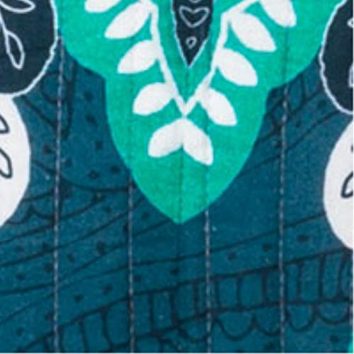 Lush Decor Boho Chic Reversible Cotton Quilt 3-Piece Set, King, Turquoise & Navy - Bright Paisley Print, Vibrant & Colorful Bohemian Bedding Set Lush Decor