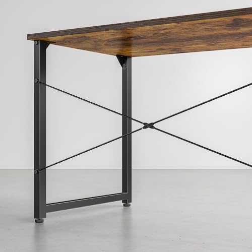 CubiCubi Computer Desk, 32 inch Small Home Office Desk for Small Spaces, Modern Simple Style for Home, Office, Study, Writing, Deep Brown CubiCubi