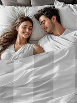Cal King Size Flat Bed Sheet,Grey White Plaid Microfiber Brushed Single Flat Sheet Only,Modern Geometric Minimalist Grid Soft & Breathable Top Sheet Lightweight Quilt Hotel Luxury Bedding for Women ZOE GARDEN