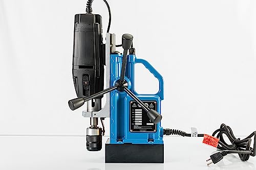 Unibor EQ50 3MLC Magnetic Drill Press - QuickHitch Arbor, Versatile and Durable, 2 Geared Speeds for Optimum Cutting, Ideal for Heavy Duty Metal Work | Powerfull Magnet 2090lbs, 1100W Motor - 2" DOC Unibor