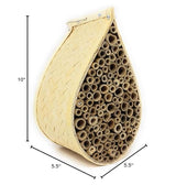 Made Easy Kit Mason Bee - House Insect Home and Hive Cultivate Pollinator - Bees to Improve Garden / Backyard Made Easy Kit