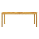 vidaXL Patio Dining Set 9 Piece, Outdoor Dining Table Set with Wood Tabletop, Rattan Chairs with Armrests, Conversation Set for Garden, Farmhouse, Gray vidaXL