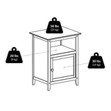 Winsome Wood Henry Accent Table, Natural, FURNITURE Winsome