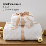 Bedsure Quilts Queen Size - Lightweight Bedspreads Queen Size with Classic Honeycomb Quilting, Soft Quilt Bedding Set, White Comforter Set Coverlet for All Seasons with 2 Pillow Shams (90" x 96") Bedsure