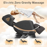 FURNIMAT 2026 Massage Chair Full Body, Zero Gravity Massage Chair with 10 Fix Rollers, Airbags, Heating, Foot Massage, Auto Modes, Bluetooth Speaker, Smart Screen Controller(Premium Version)