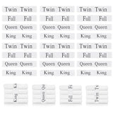 Numyew 24 PCS Bed Sheet Organizer Bands, Bed Sheet Keepers, King, Queen, Full, Twin Size Sheet Organizer, Elastic Linen Labels for Bed Sheet Sets and Closet Organization Numyew