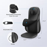 COMFIER Shiatsu Back Massager with Heat, Deep Kneading & Rolling Massage Chair Pad, Chair Massager for Office Home Use Mothers Day Gifts for Womem COMFIER
