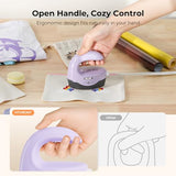 HTVRONT Heat Press H1 Mini Heat Press Machine, Small Heat Press Portable Iron Press Machine for T Shirts, Hats, Heating Transfer Projects (H1 Lavender Purple) HTVRONT