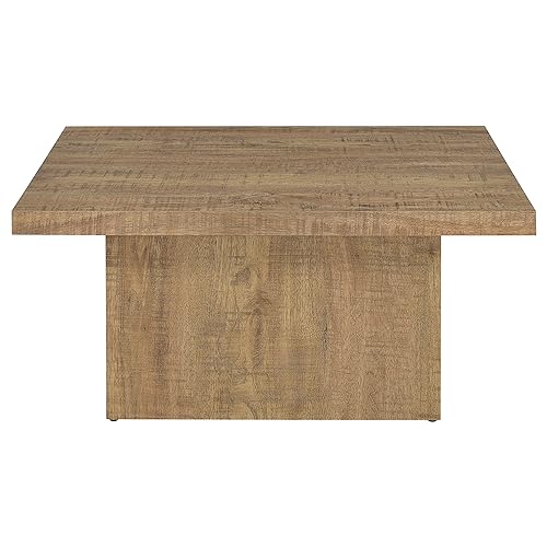 Coaster Home Furnishings Zetta Square Engineered Wood Coffee Table Mango Coaster Home Furnishings