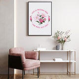 Louise Maelys Embroidery Kits for Beginners,Cross Stitch Kit for Adults,DIY Needlepoint with Easter Tulip Rose Flowers Pattern