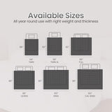 Utopia Bedding Comforter Duvet Insert, Quilted Comforter with Corner Tabs, Box Stitched Down Alternative Comforters Twin Size (Black) Utopia Bedding