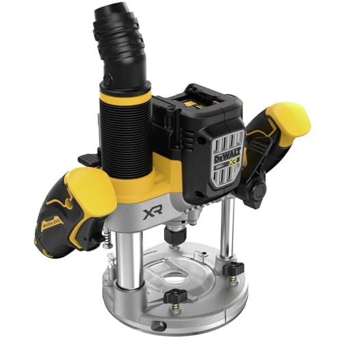 Dewalt DCW620B 20V MAX XR Brushless 2-1/4 Peak HP Lithium-Ion Cordless Plunge Router (Tool Only) - WoodArtSupply