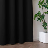 IGEMAEVE 100% Blackout Curtains for Bedroom Living Room, Sliding Door Curtains 84 Inch Length, Extra Wide Privacy Room Divider Grommet Thermal Insulated Drape for Patio Door Window(W100 x L84,1 Panel) IGEMAEVE