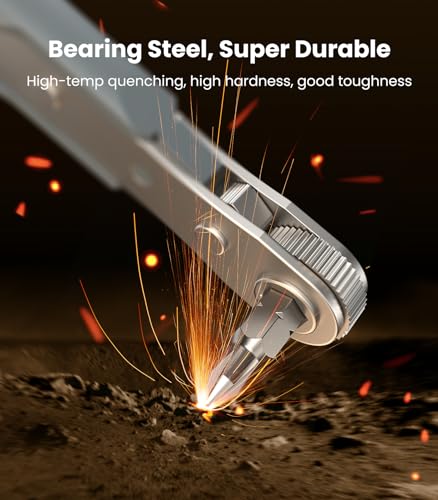 AXTH 17in1 Right Angle Ratcheting Screwdriver Set, [Bearing Steel] 36-Tooth Mini Ratchet Wrench, Men Gifts, Low Profile Ratchet Screwdriver, Magnetic Offset Screwdriver Repair Tool AXTH