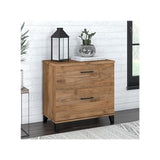 Bush Furniture Somerset 2-Drawer Lateral File Cabinet, Letter/Legal, Fresh Walnut, 30-inch (WC81380) Bush Business Furniture