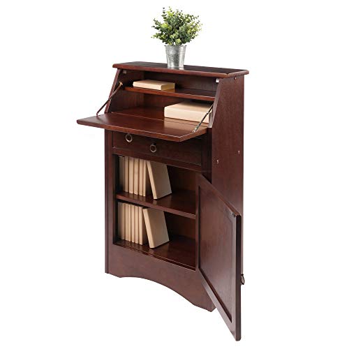 Winsome Wood Regalia Home Office, Walnut, Secretary Desk Winsome