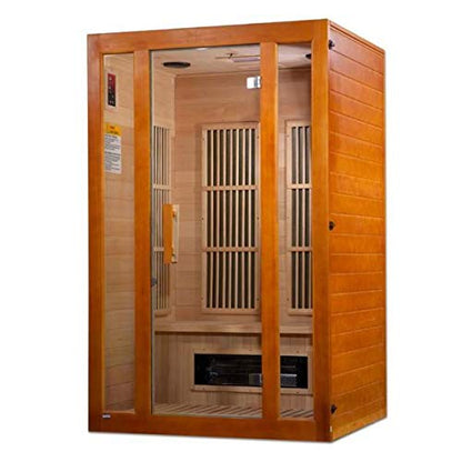 Maxxus 2-Person Low EMF (Under 8MG) FAR Infrared Sauna (Canadian Hemlock)