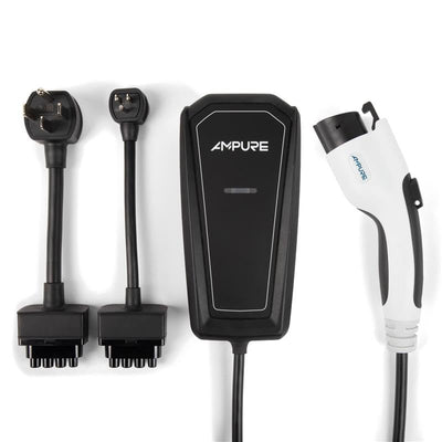 Ampure Portable EV Charger Level 2 Fast Charging Electric Car Charger with Carry Bag, 120v & 240v Nema 14-50 Plug-in, 20ft Cable - Indoor/Outdoor UL Energy Star Certified