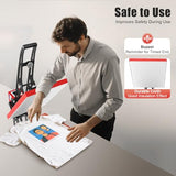 WsrrLun Magnetic semi-Automatic Heat Press Machine,16""x20""T Shirt Heat Press Machine with Smart LCD Transfer Sublimation Machine for T-Shirt, Mug, Hat Plate, Cap, Red, Black WsrrLun