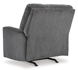 Signature Design by Ashley Rannis Casual Manual Rocker Recliner, Gray Signature Design by Ashley