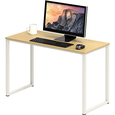 SHW Home Office 32-Inch Computer Desk, Oak SHW