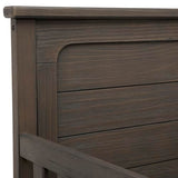 Delta Children Simmons Kids Slumbertime Monterey 4-in-1 Convertible Crib, Rustic Grey Delta Children