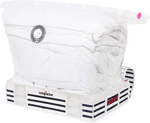 Compactor 18660 Compression Box, 3.1 gal (145 L) Marine LED Included, Compression Bag, Clothes Storage, Futon Storage, Storage Bag, Vacuum Cleaner Compatible Compactor