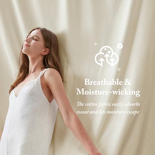 Madison Park Liquid Cotton Luxury Blanket Premium Soft Cozy 100% Ring Spun Cotton For Bed , Couch or Sofa, King, Ivory Madison Park