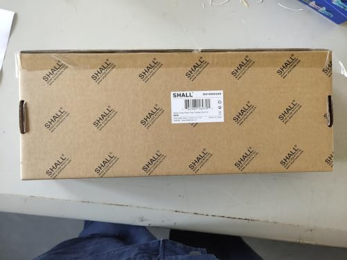 SHALL Grease Gun, 7000 PSI Heavy Duty Pistol Grip Grease Gun Kit w/Grease Gun Coupler, 18” Spring Flex Hose, Reinforced Coupler, 2 Extension Rigid Pipe, Sharp Nozzle, Fittings Cleaner | 14oz Load SHALL