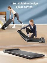 WALKINGPAD Z1 Foldable Walking Pad Treadmill for Home Office, Under Desk Treadmill with Adaptive Speed Control, Compact Design for Small Spaces, No Assembly Needed WALKINGPAD