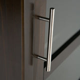 SIMPLIHOME Avalon 12-Bottle SOLID WOOD 22 Inch Wide Contemporary High Storage Wine Rack Cabinet in Dark Tobacco Brown, For the Living Room, Dining Room and Kitchen SIMPLIHOME