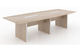 Potenza 10' Conference Table w/Grommets - Color : Grigio (Noce) Generic