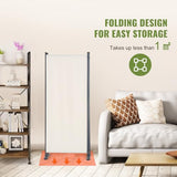 VEVOR Room Divider, 3 Panel Room Dividers and Folding Privacy Screens, Fabric Partition Room Dividers for Office, Bedroom, Dining Room, Study, Freestanding, White VEVOR