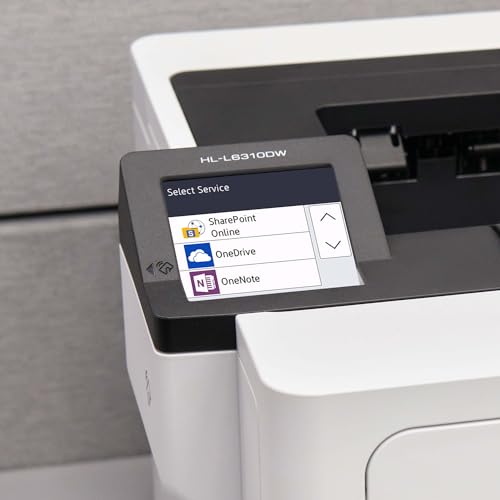 Brother HL-L6310DW Enterprise Monochrome Laser Printer with Low-Cost Printing, Wireless Networking, and Large Paper Capacity Brother