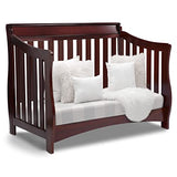 Delta Children Bentley S Series 4-in-1 Convertible Baby Crib, Black Cherry Espresso Delta Children