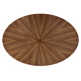 Modway Crossroads 63" Oval Wood Dining Table, Walnut Modway