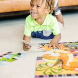 Melissa & Doug Dinosaur Dawn Jumbo Jigsaw Floor Puzzle (24 pcs, 2 x 3 feet) - FSC Certified Melissa & Doug