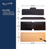 Realeather Silver Edition Credit Card Wallet Kit Leather Craft Kit, natural Realeather