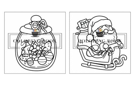 Cozy Christmas: Cute and Cozy Coloring Book for Adults & Teens Featuring Easy and Bold Christmas Designs WoodArtSupply