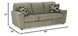 Signature Design by Ashley Cascilla Casual Sofa, Light Gray Signature Design by Ashley