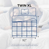 Utopia Bedding Comforters Twin XL Size, All Season Duvet Insert, Down Alternative Box Stitched Bed Comforter with Corner Tabs, Machine Washable (White) Utopia Bedding
