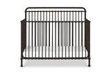 Namesake Winston 4-in-1 Convertible Metal Crib in Vintage Iron, Greenguard Gold Certified NAMESAKE