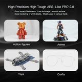 Cretbee 3D Printer Resin, ABS-Like Pro 2 Flexible 3D Printing Resin, Enhanced Strength and Toughness 405nm Low Odor Photopolymer Resin for DLP/LCD 3D Printers (Black, 1000g)