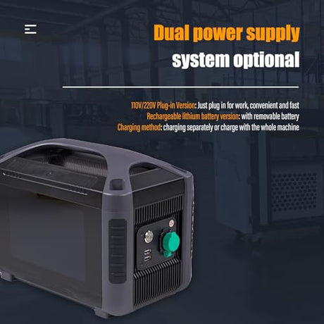 WTTTOOLS Handheld Fiber Laser Engraver 50W(0.39mW) Laser Marking Machine Portable MAX Laser Engraving Machine with 100 * 100mm Lens Battery/AC Dual Power Class 1 for Metal Non-Metal Material WTTTOOLS