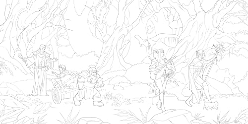 The Dungeons & Dragons Coloring Book: 80 Adventurous Line Drawings