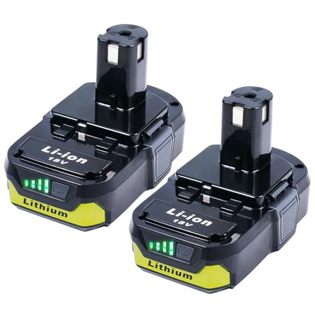 ULDERTRA 2-Pack 3.0Ah Replacement Batteries for Ryobi 18V Battery – Extended Power and Reliability ULDERTRA